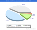 Poblacion segun lugar de nacimiento en el Municipio de Capillas - 2022